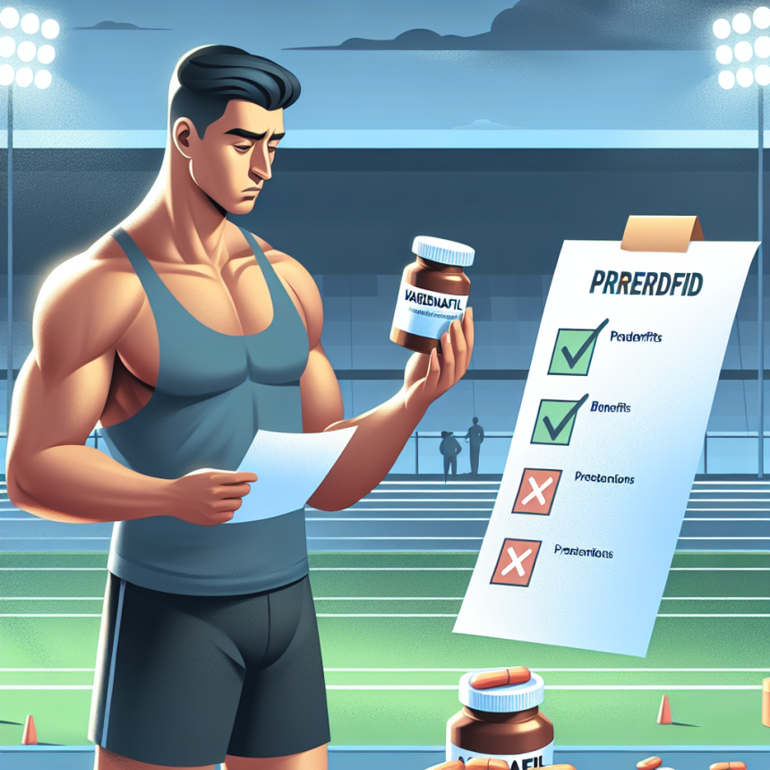 Utilizzo del Vardenafil nel mondo dello sport: benefici e precauzioni