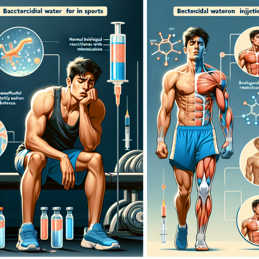 L'importanza dell'acqua battericida per iniezioni nello sport