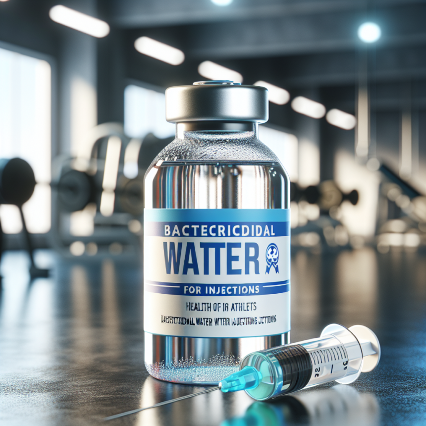 Acqua battericida per iniezioni: un supporto indispensabile per la salute e il benessere degli sportivi